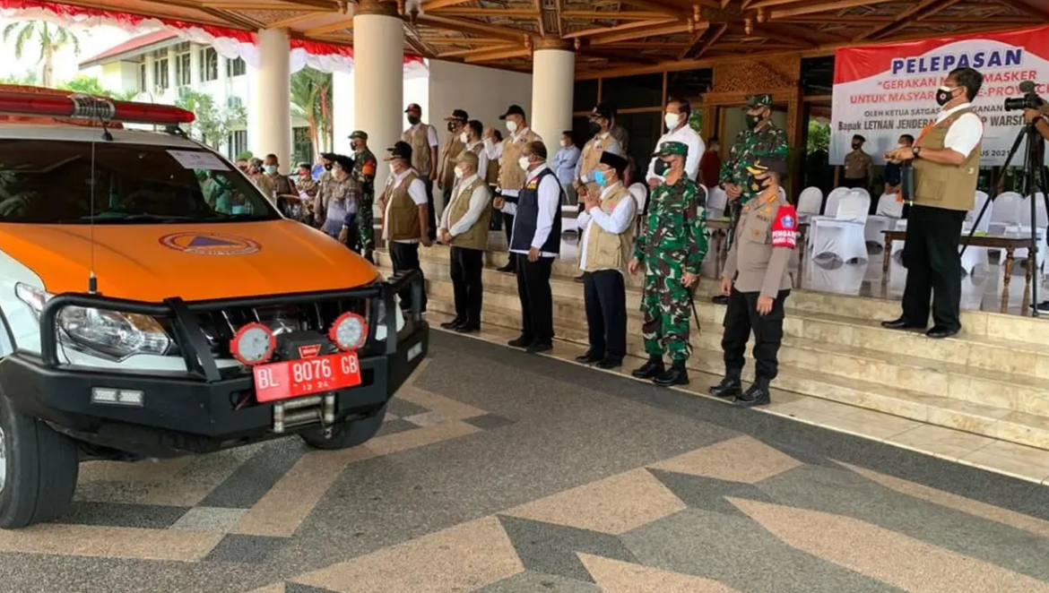 Mobil Masker di Aceh Dorong Disiplin Prokes Masyarakat